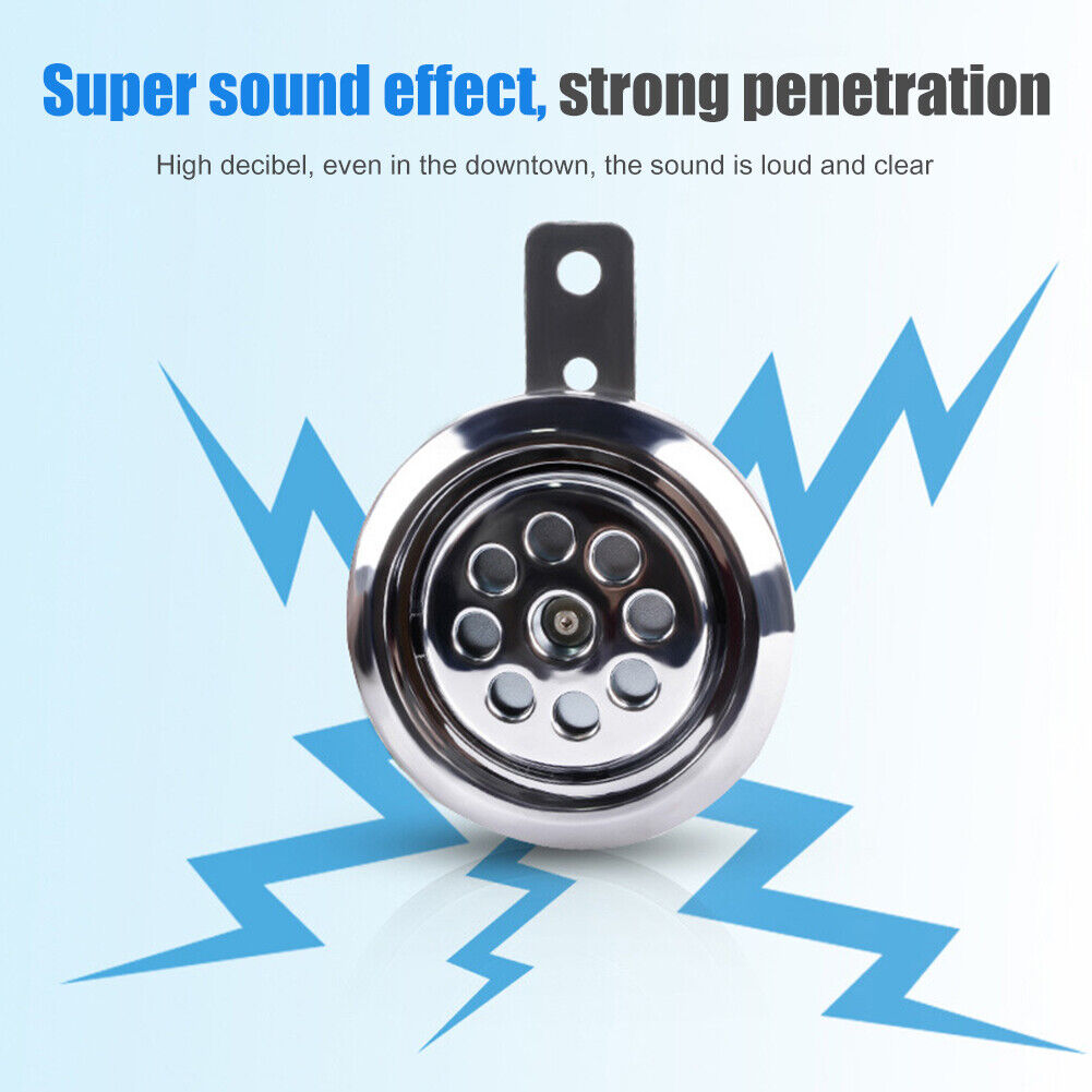 Universal Motorcycle Horn Loud Electric Horn for Scooter Electric Bike 12V?