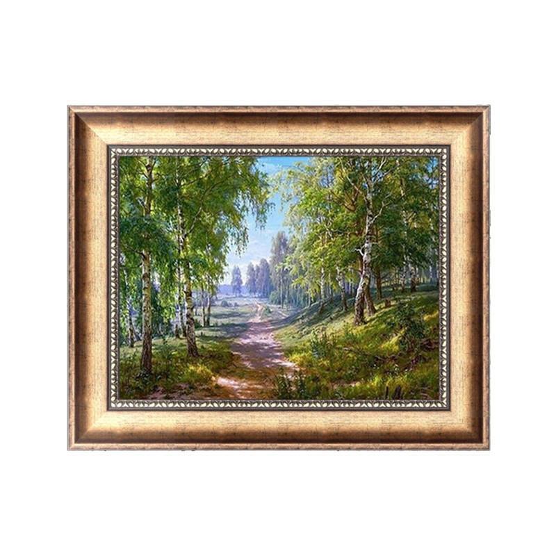 Trees & Road 5D Diamond Embroidery DIY Craft Cross Stitch  Home Decor