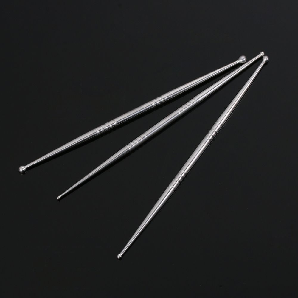 Steel Ceramic Sculpture Carving Needle Double Head  Clay Rod Pottery Tool