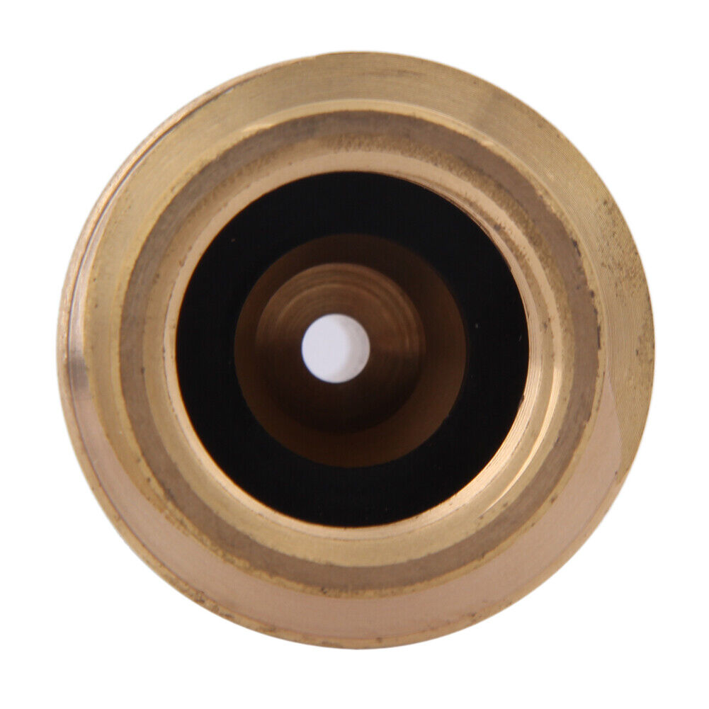 Converts Propane LP TANK POL Service Valve to QCC Outlet Brass Adapter