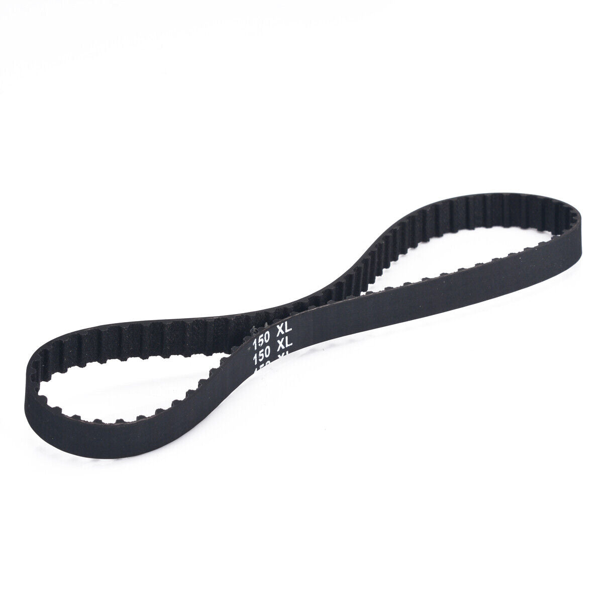 10mm 150XL037 Black Timing Belt 75 Teeth Cogged Rubber Geared Drive Belt Tool