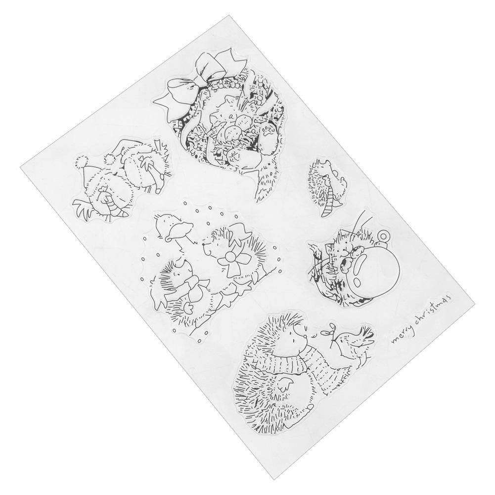Clear Transparent Silicone Seals DIY Stamp Sheet Photo Album Decor Gift