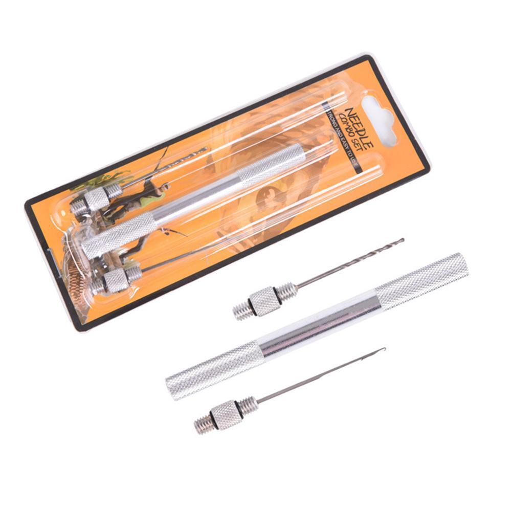 3 in 1 Combo Set Carp Fishing Rigging Bait Needle Tool Fish Drill Tackle