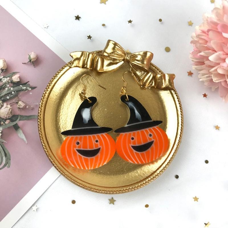 DIY Halloween Theme Love Earrings Keychain Halloween Earrings Epoxy Mold