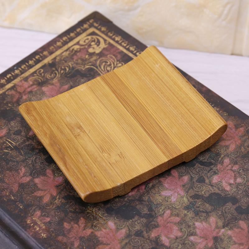 Bamboo Soap Dish Tray Bathroom Soap Plate Storage Soap Rack Container for Shower