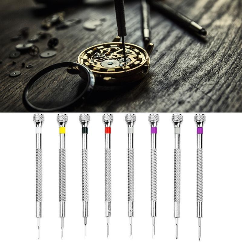 Watch Repair Screwdriver Set 0.6-1.6 mm Micro Screwdriver for Watch Repair 8 Pcs