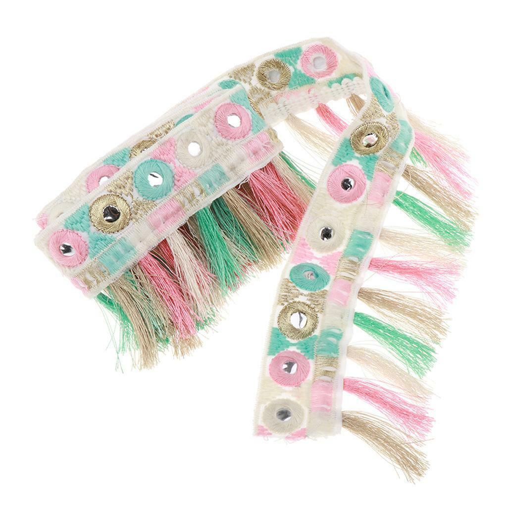 Colorful 1 Yard Jacquard Ribbon  with Tassel  Supplies