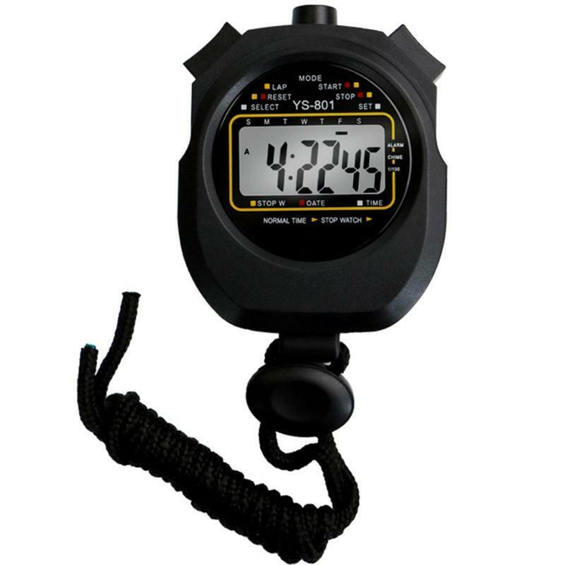 Waterproof Sports Referee Stopwatch Timer Fitness Running Track & Field Trainig
