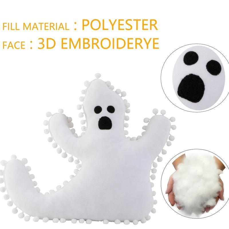 Halloween Ghost Pillow Cute Couch Cushion Pad Home Bedroom Living Room Decor