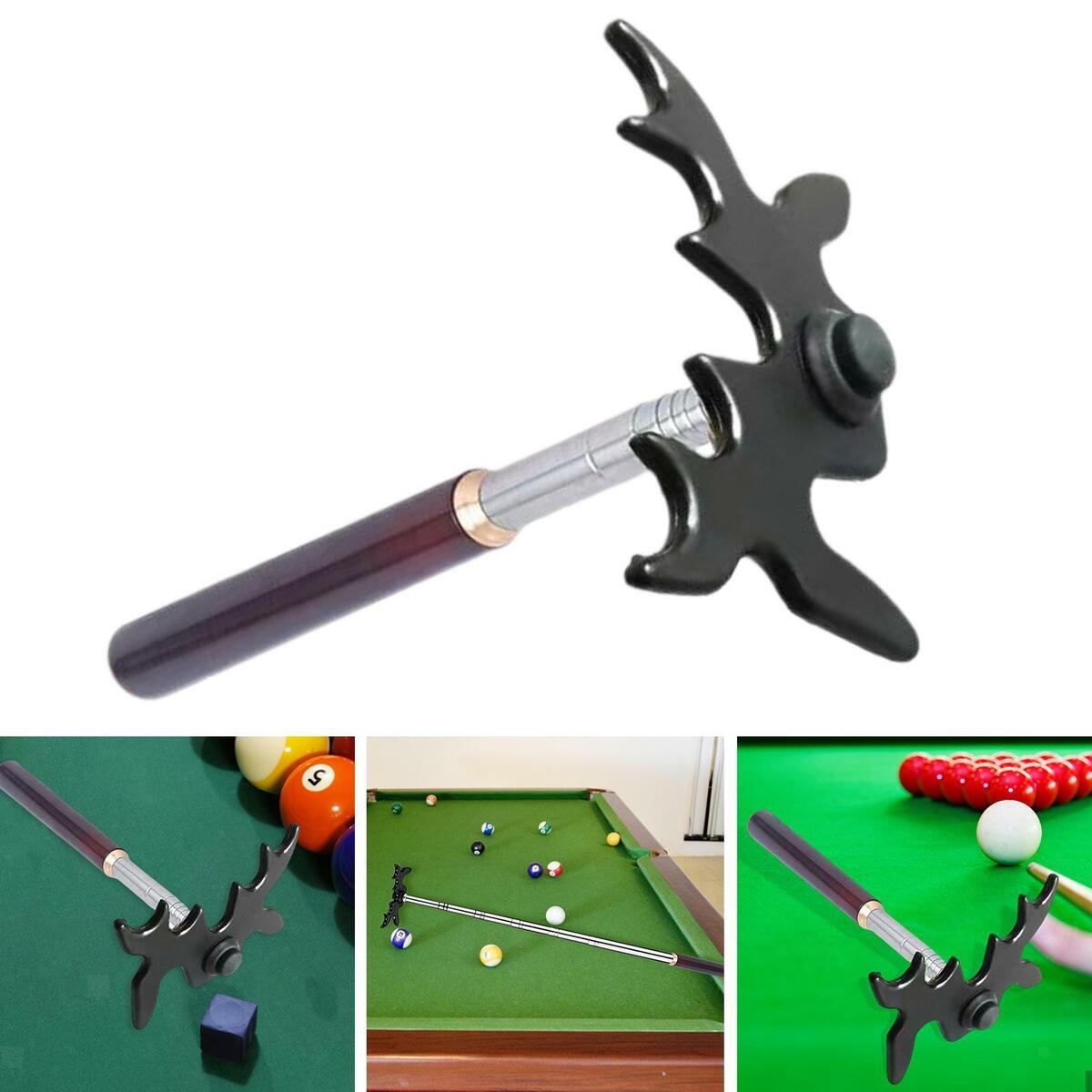 Billiards Cue Bridge with Removable Head Cue  Pool Cue Accessory Snooker