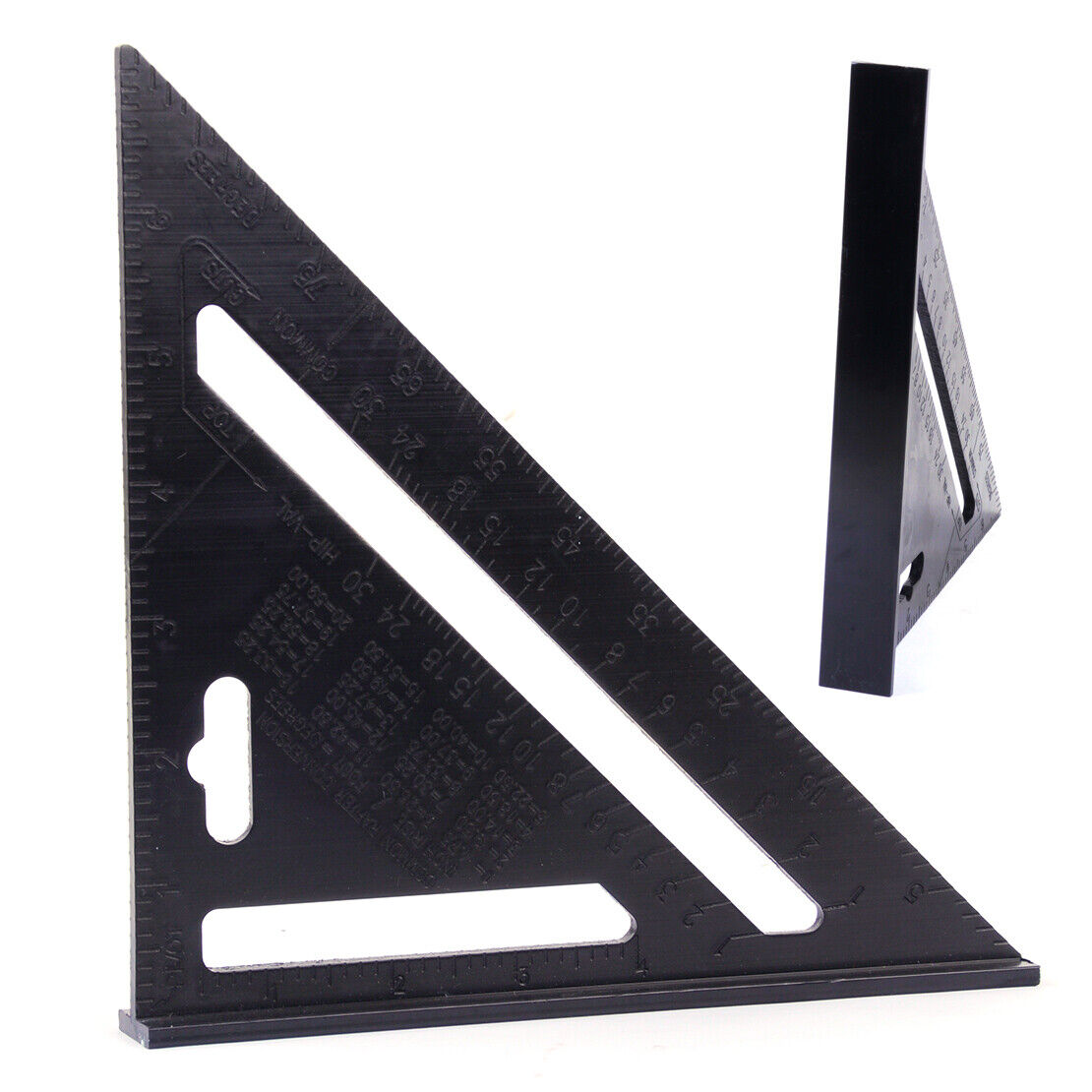 Metric Ruler Aluminum Alloy Speed Square Roofing Triangle Protractor Li