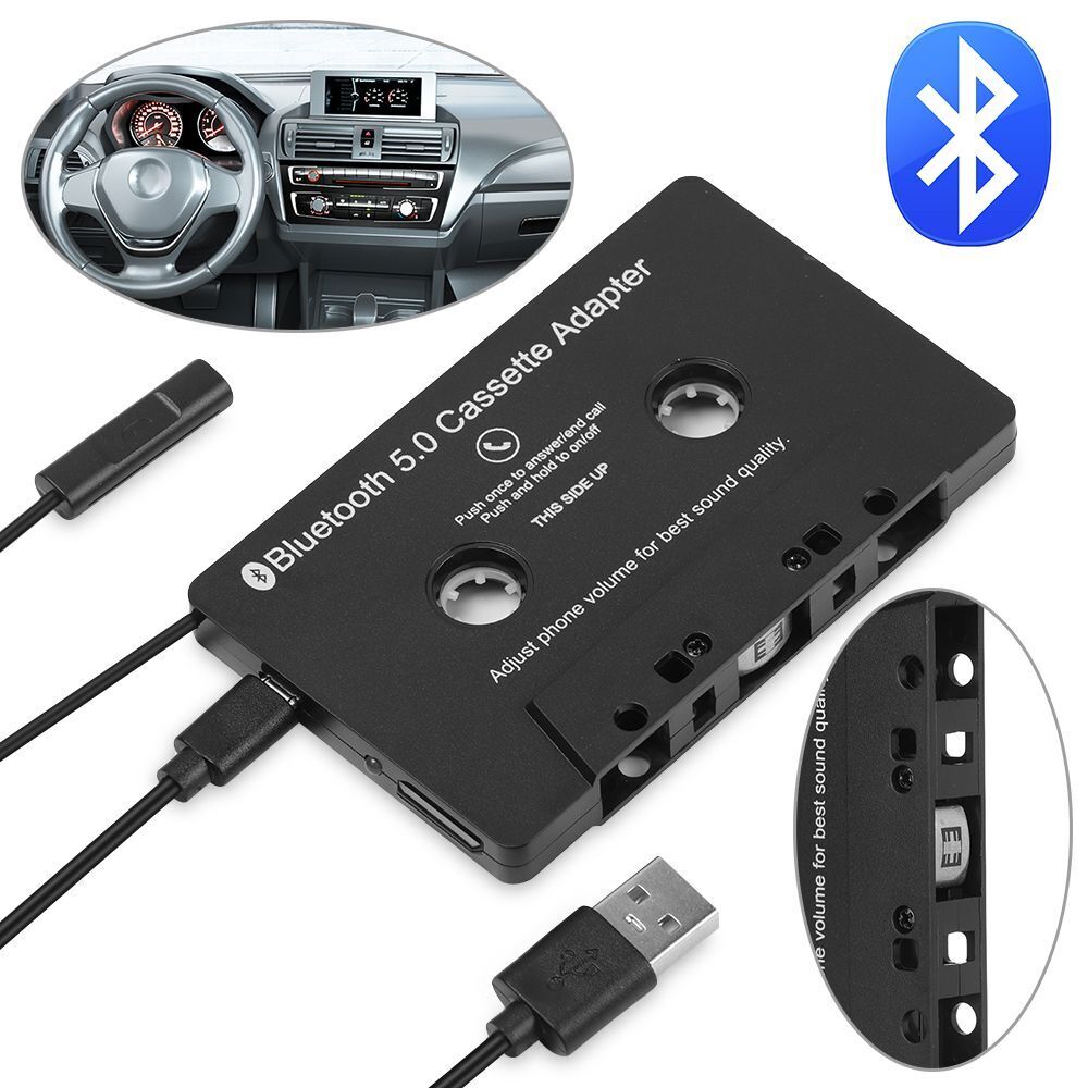 Sound Automotive AUX Jack CD Tape Converter Music Adapter Car Audio Cassette