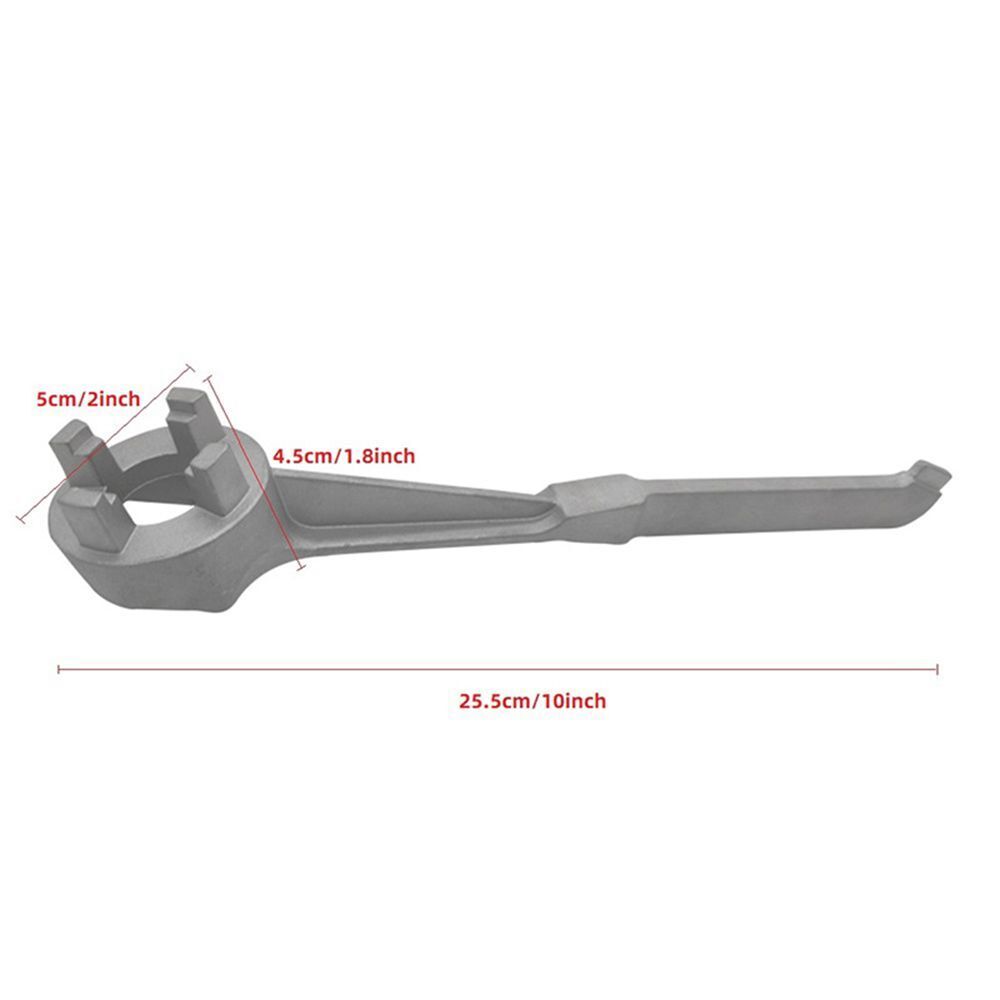 Fuel Bung Nut Oil Grid Aluminum Fuel Barrel Wrench Wrench Opener Drum Wrench