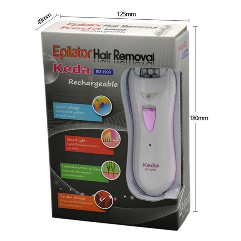 Women Electric Shaver USB Rechargeable Mini Women Hair Removal Wet/Dry Use