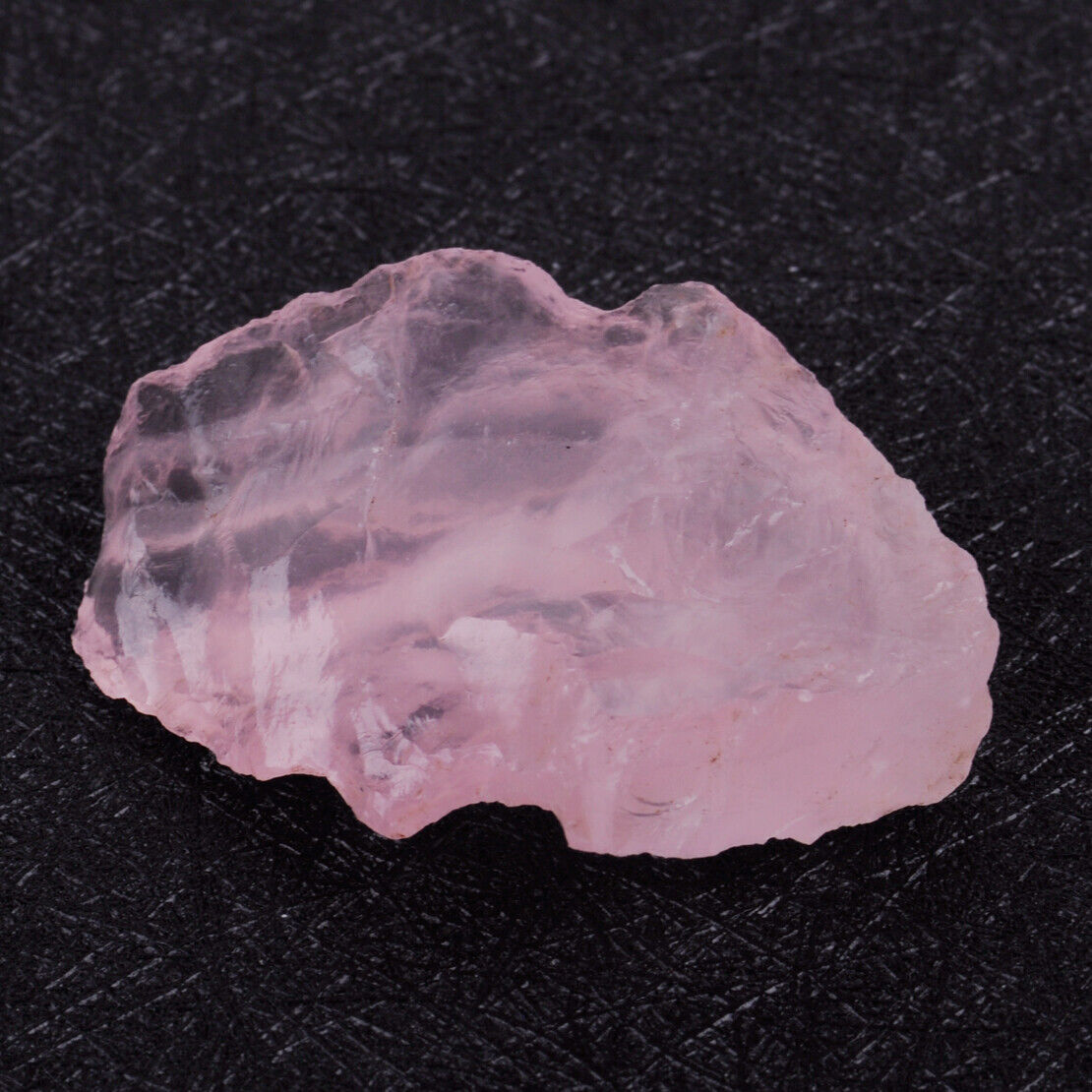 Natural Pink Quartz Crystal Stone Rock Mineral Specimen Healing Collectible Li