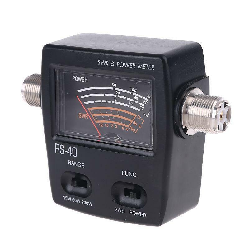 NISSEI RS40 Power SWR Meter RS-Measurable Up to 200W Power Range with Adapter
