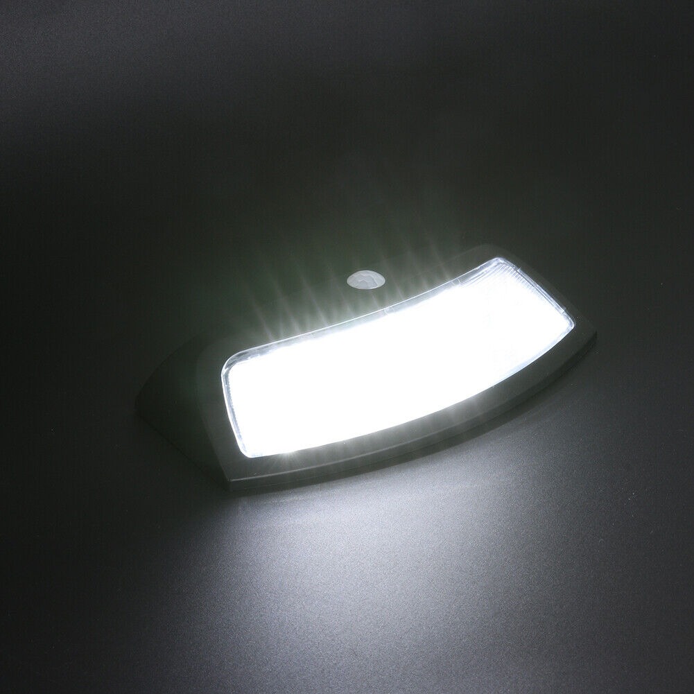 Solar Motion Sensor Light LED Outdoor Wall Lamp for Garden Fence Yard