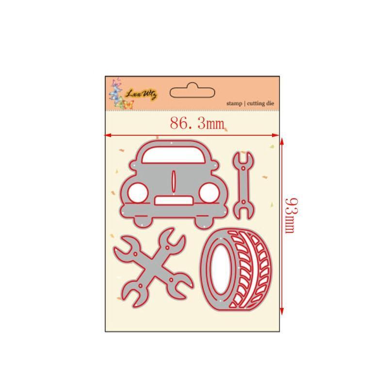 Tyre Paper Card Embossing Metal Steel Cutting Dies Stencils DIY Scrapbooking