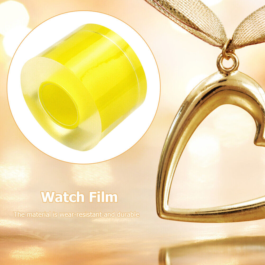 1 Roll 50mm Transparent Watch Film Anti-Static Protective Jewelry Film Tape