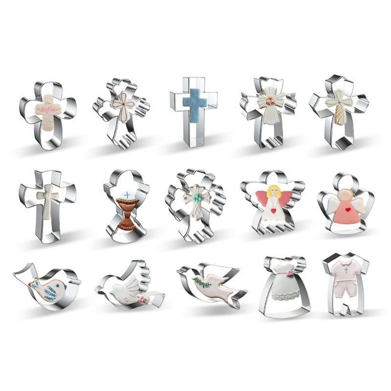 Set of 15 Stainless Steel Cookie Cutters Biscuit Cutter Cookie Molds Cookie Mold