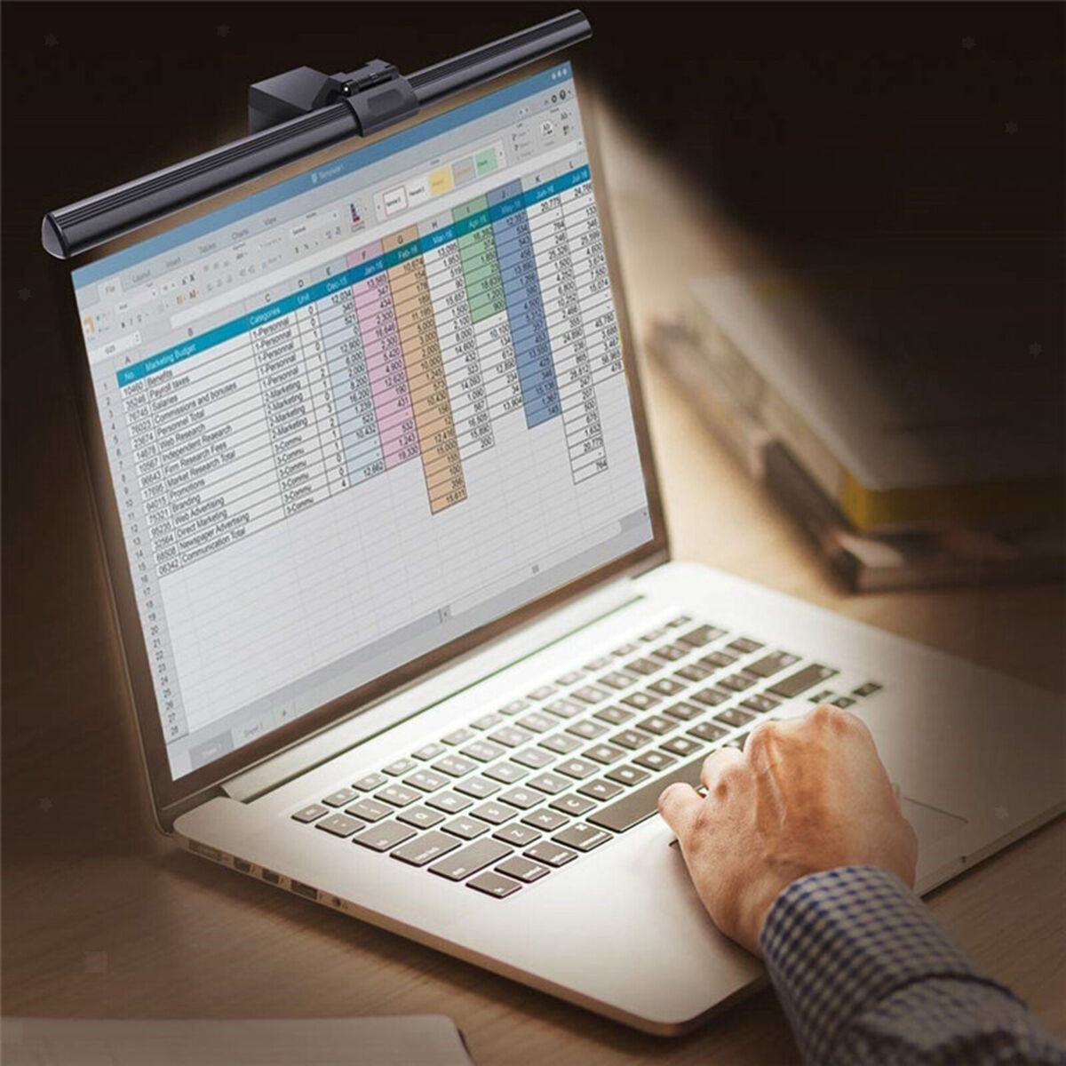 Computer Monitor Light Reading LED Monitor  USB Powered Eye  Screen