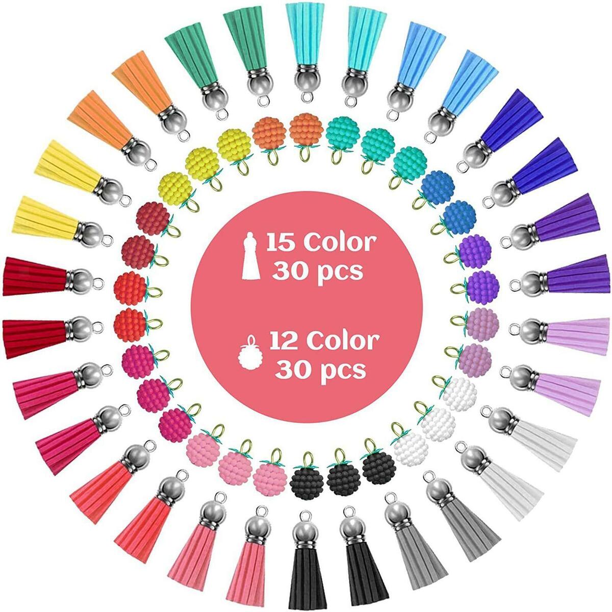 210x Bulk Acrylic Keychain   Hanging for DIY  Wallet phone auto