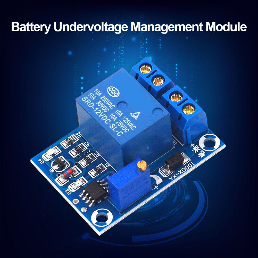 12V Battery Undervoltage Low Voltage Automatic Switch Protection Module