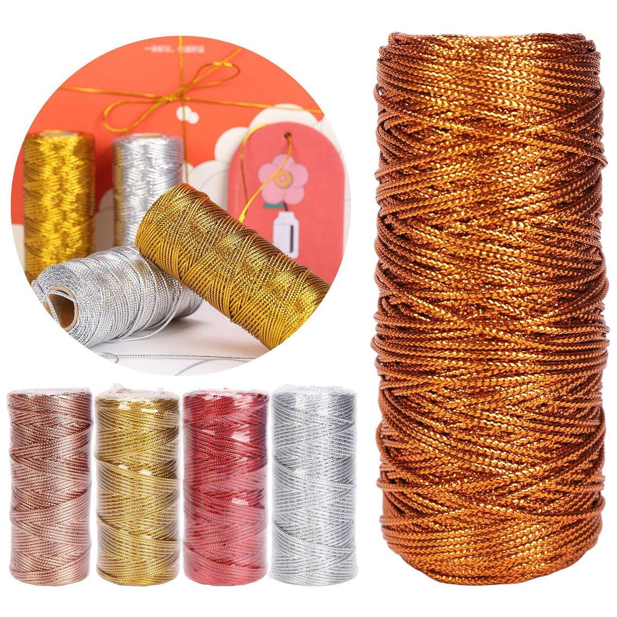 5  110 Yards Metallic  Twine  Wrapping Gifts Sturdy