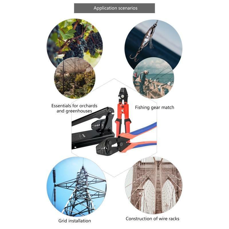 Fishing Crimping Pliers High Carbon Steel Fishing Plier Wire Rope Leader Crimp