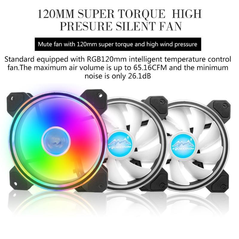 Low Profile CPU Cooler for Intel/amd/LGA Colorful RGB CPU Cooler w/5 Copper Tube