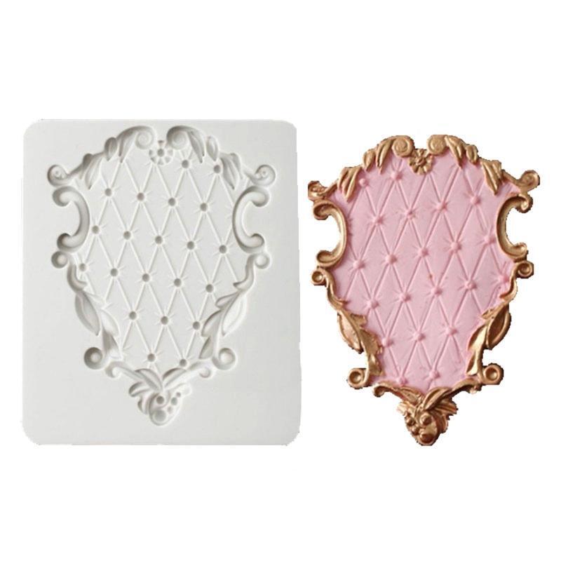 Silicone Cookie Cutters European Style Picture Frame Baking Tool Cake Decoration