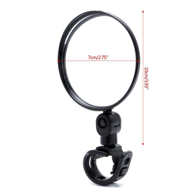 Cycling Bike Bicycle Handlebar Flexible Safe Rearview Rear View Mirror 360°New