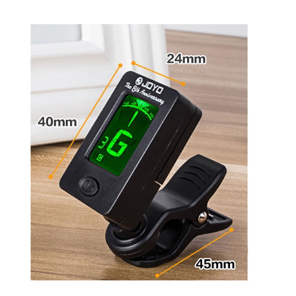 LCD Musical Instrument Accessories Clip-on Tuner Electric Tuner Bass Tuner