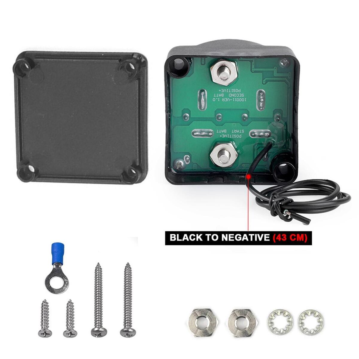 12V Smart Dual Battery Isolator Dual Battery Chargers for ATV UTV Rv'S