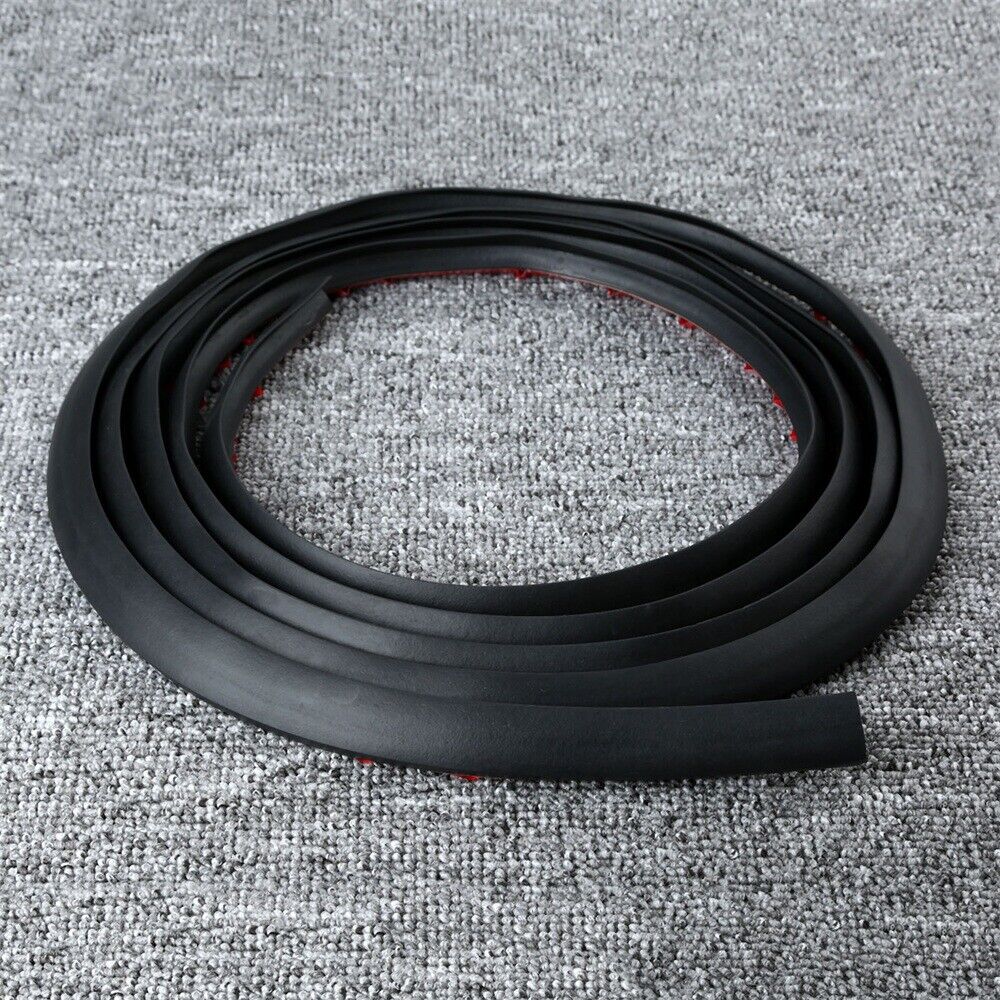 1Pc 4M Universal P-shape Car Truck Door Rubber Seal Weather Sealing Strip Black