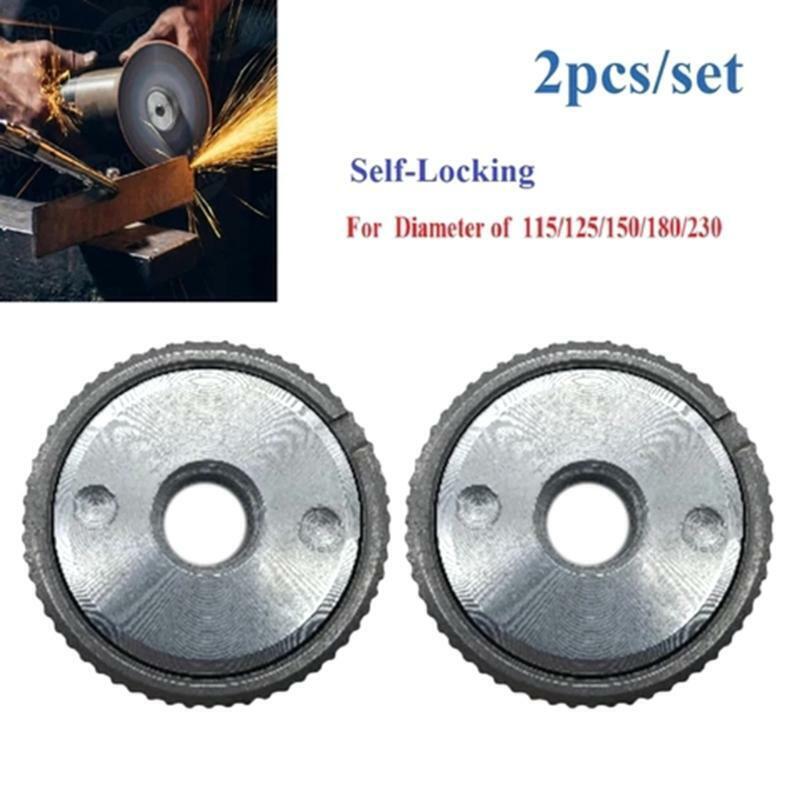 Universal Flange Nut Set Tools M14 Thread Inner Outer Angle Grinder