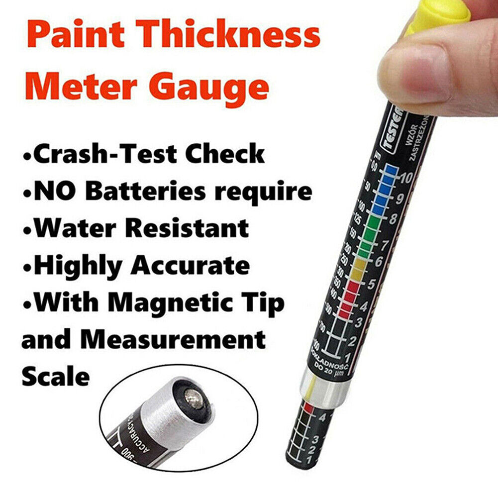 Car Paint Thickness Meter Gauge Crash Check Test Paint Detection Tester