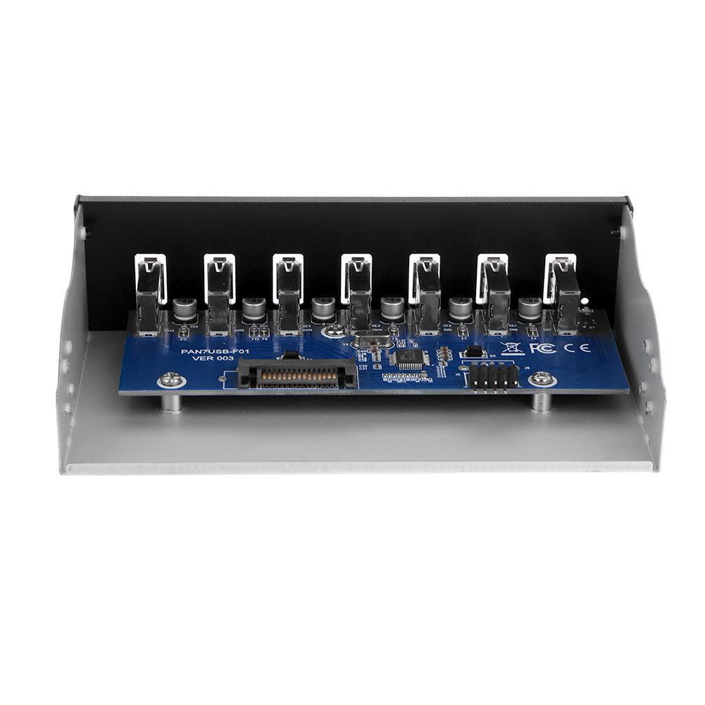 9 Pin to 7 Ports USB 2.0 Hub 5.25 inch CD-ROM Drive Bay CD ROM Front Panel