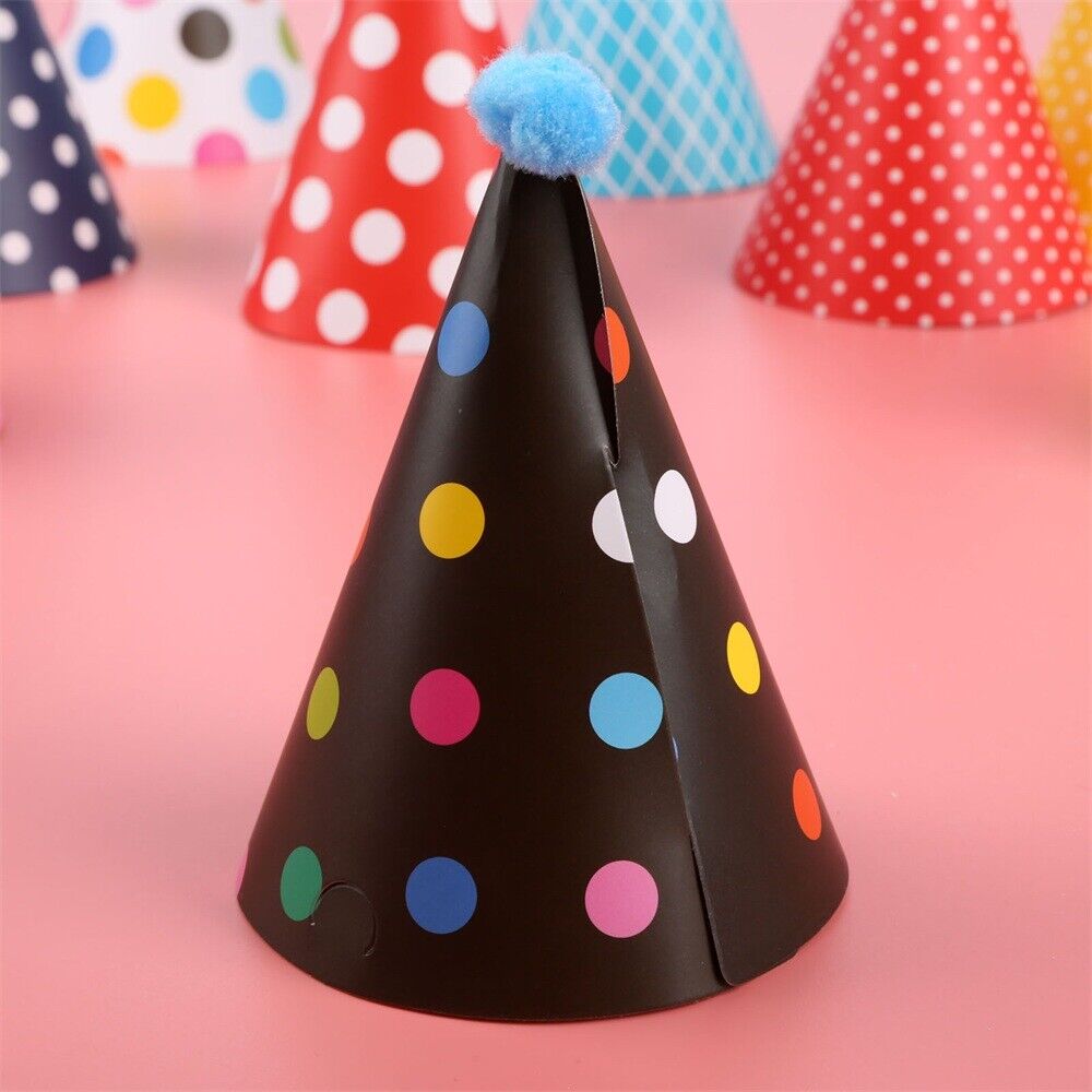 Papercard Kids Celebration Hats Birthday Festive Carnival Party Decoration 11pcs