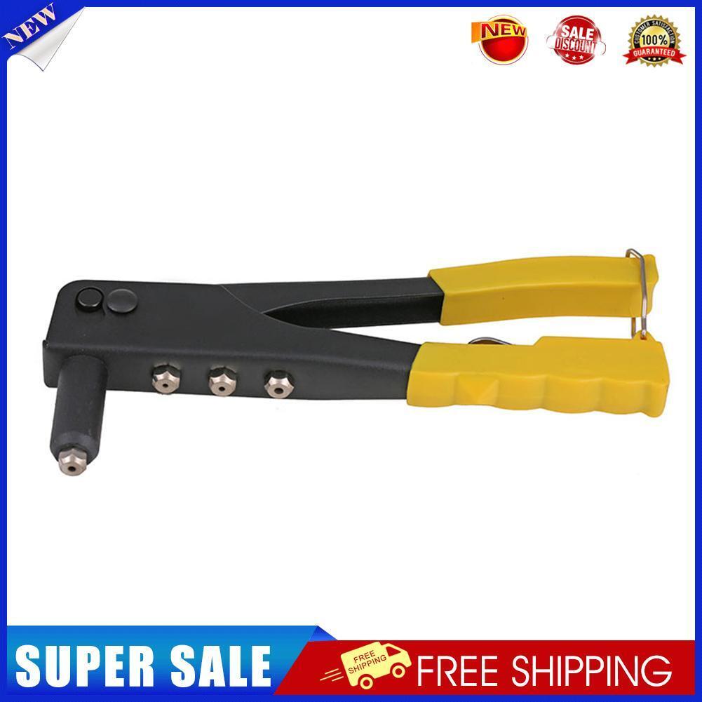 Anti-slip Handle Rivet Gun Manual Riveting Drill Woodworking Repair Tool