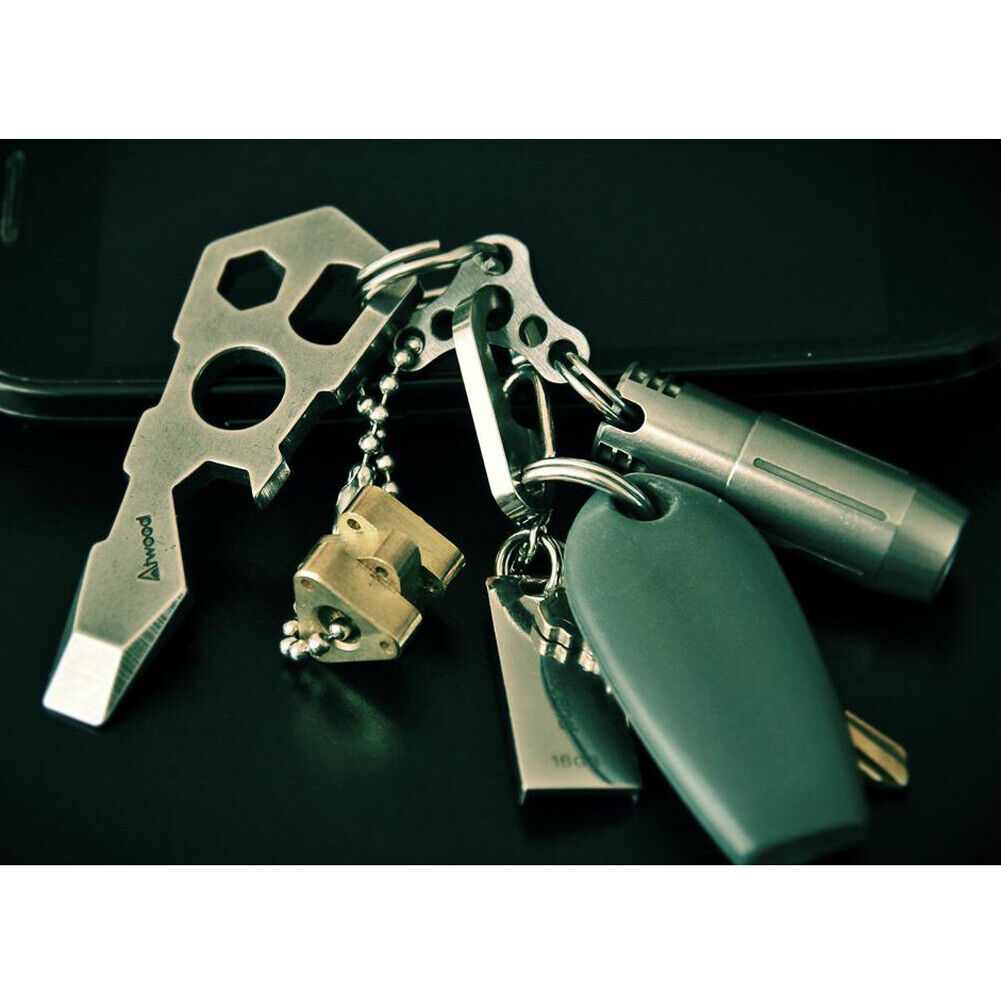 New Pocket Suspension Clip with Hat Buckle Set EDC Outdoor Quicklink Tool