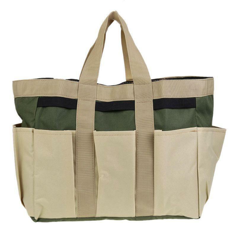 Multi-function Oxford Cloth Garden Plant Tool Bag Pouch 8 Pockets Tote Organizer