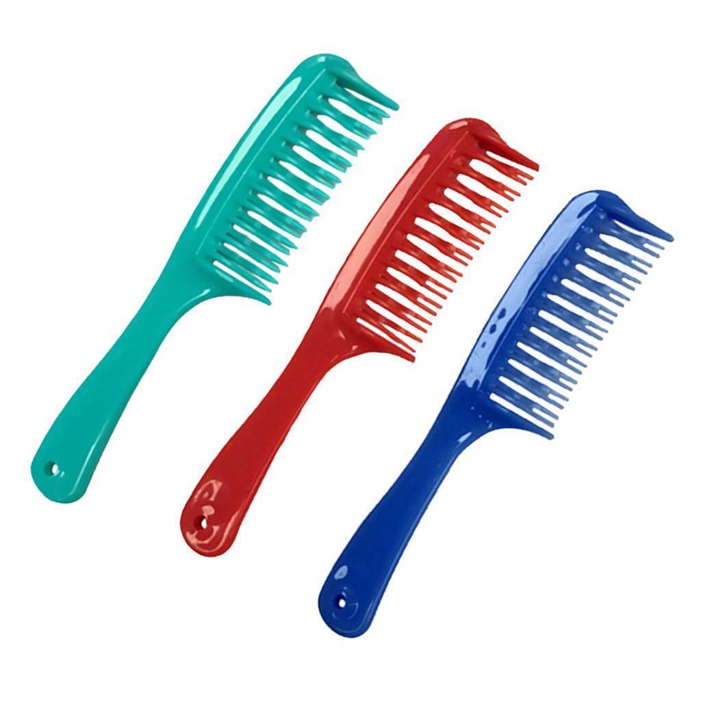 3Pcs Antistatic Hair Comb for Curly Straighten Hair Salon Styling Tool