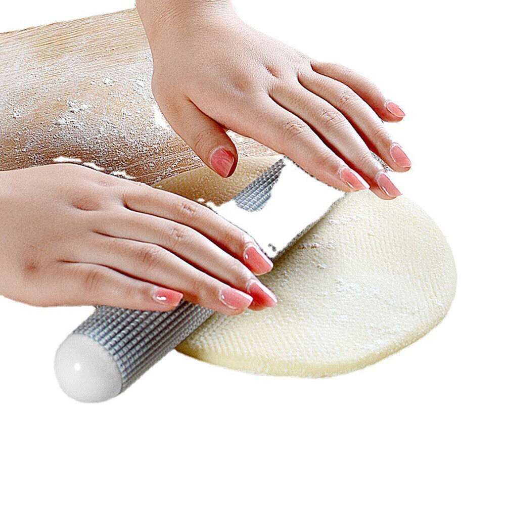 Non-stick Dough Roller Sticks ABS Rolling Pin Dumpling Wrapper (Grey)