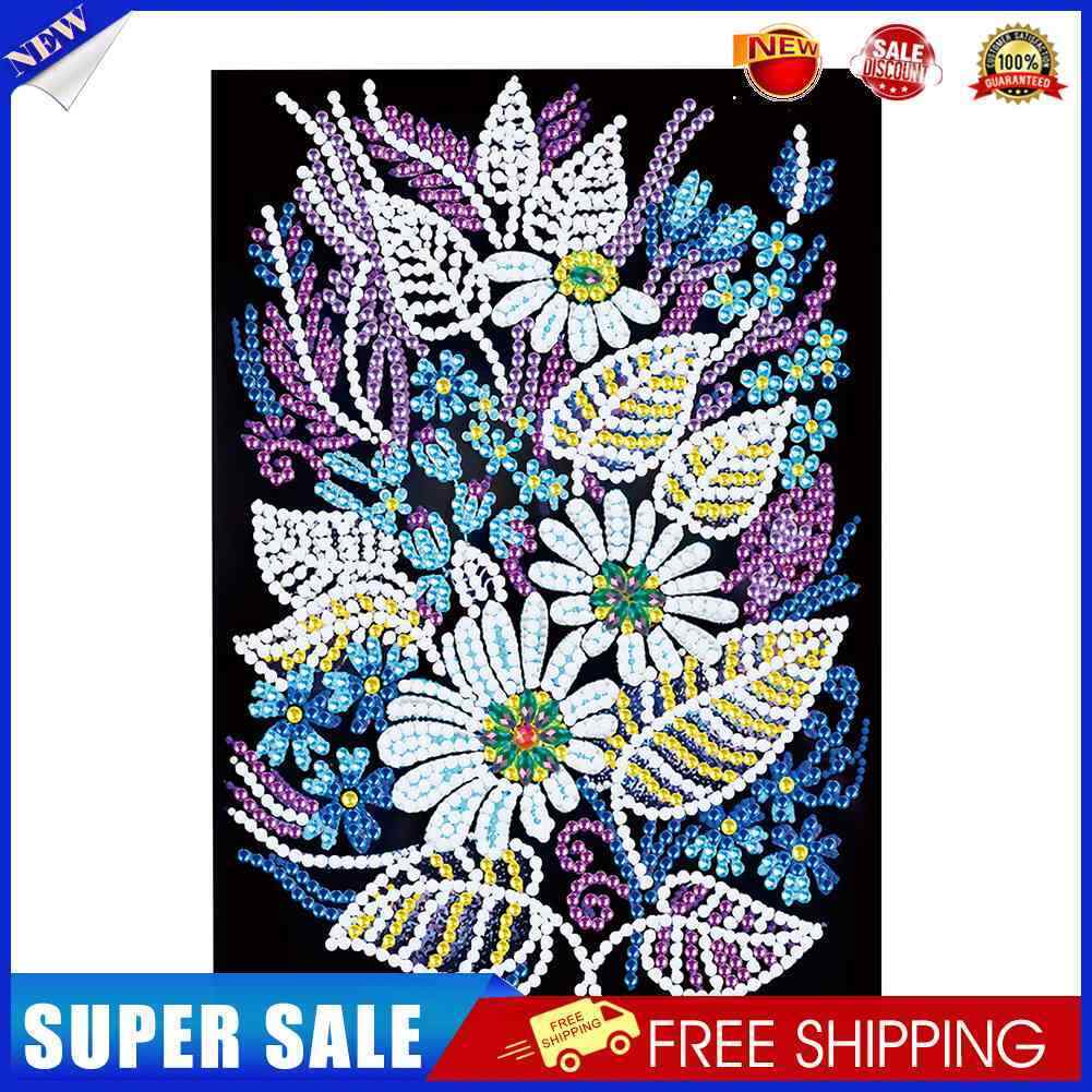 DIY Flower Diamond Painting 50 Pages A5 Notebook Sketchbook Crafts (WXB113)