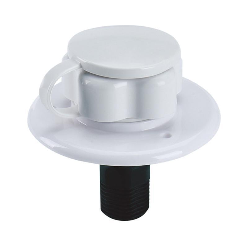 RVs Gravity Water Inlet Round Fill Dish Hatch Tank Filling Port with Check Valve