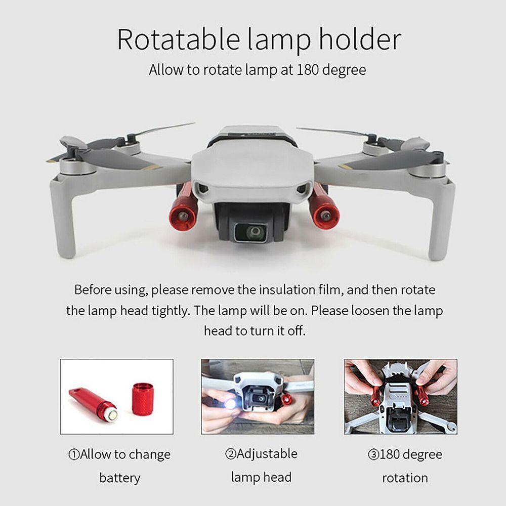 Flight Lights Luminous Lamp Fill Light LED Searchlight For DJI Mavic Mini/SE/2