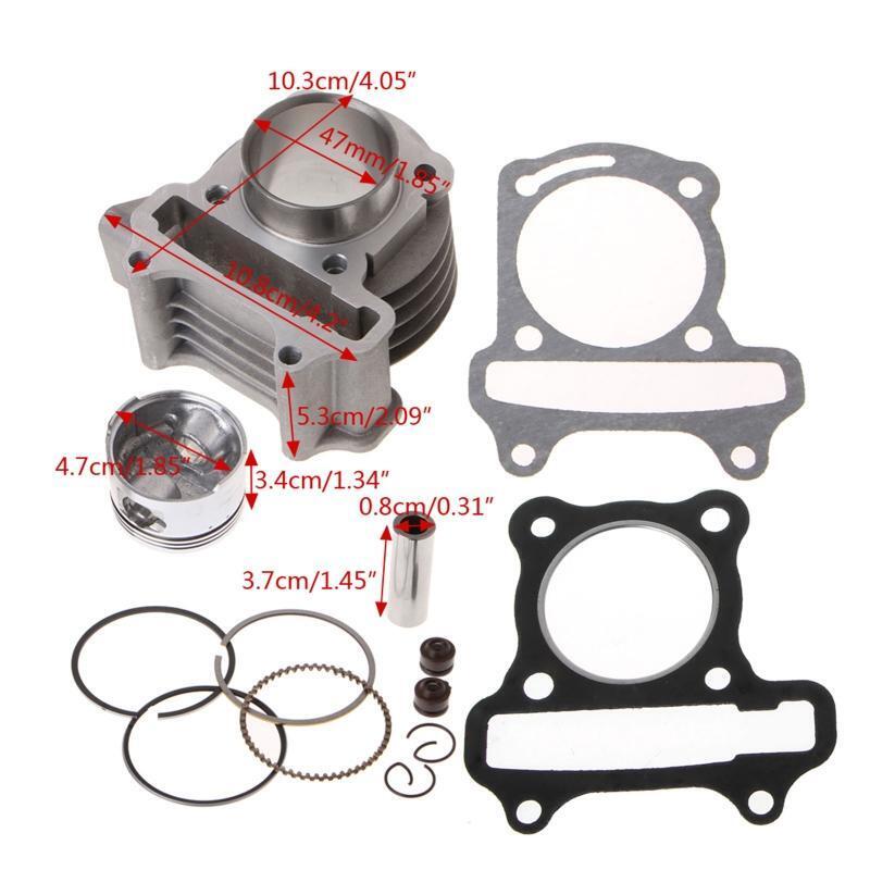 Cylinder Piston Head Gasket Ring Top End for Scooter Moped GY6 50 60 80 139QMB
