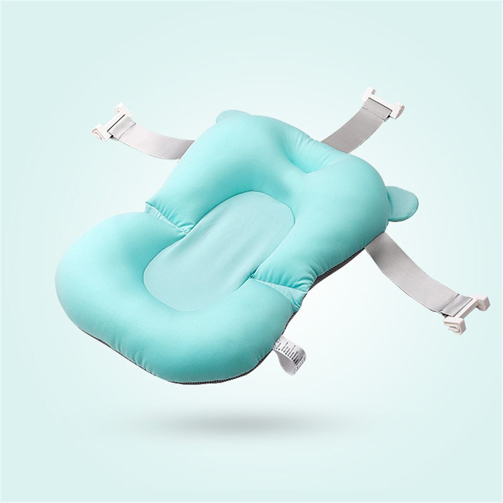 Mat Bathtub Seat Newborn Baby Shower Bath Tub Pad Anti-Slip Bathtub Pillow
