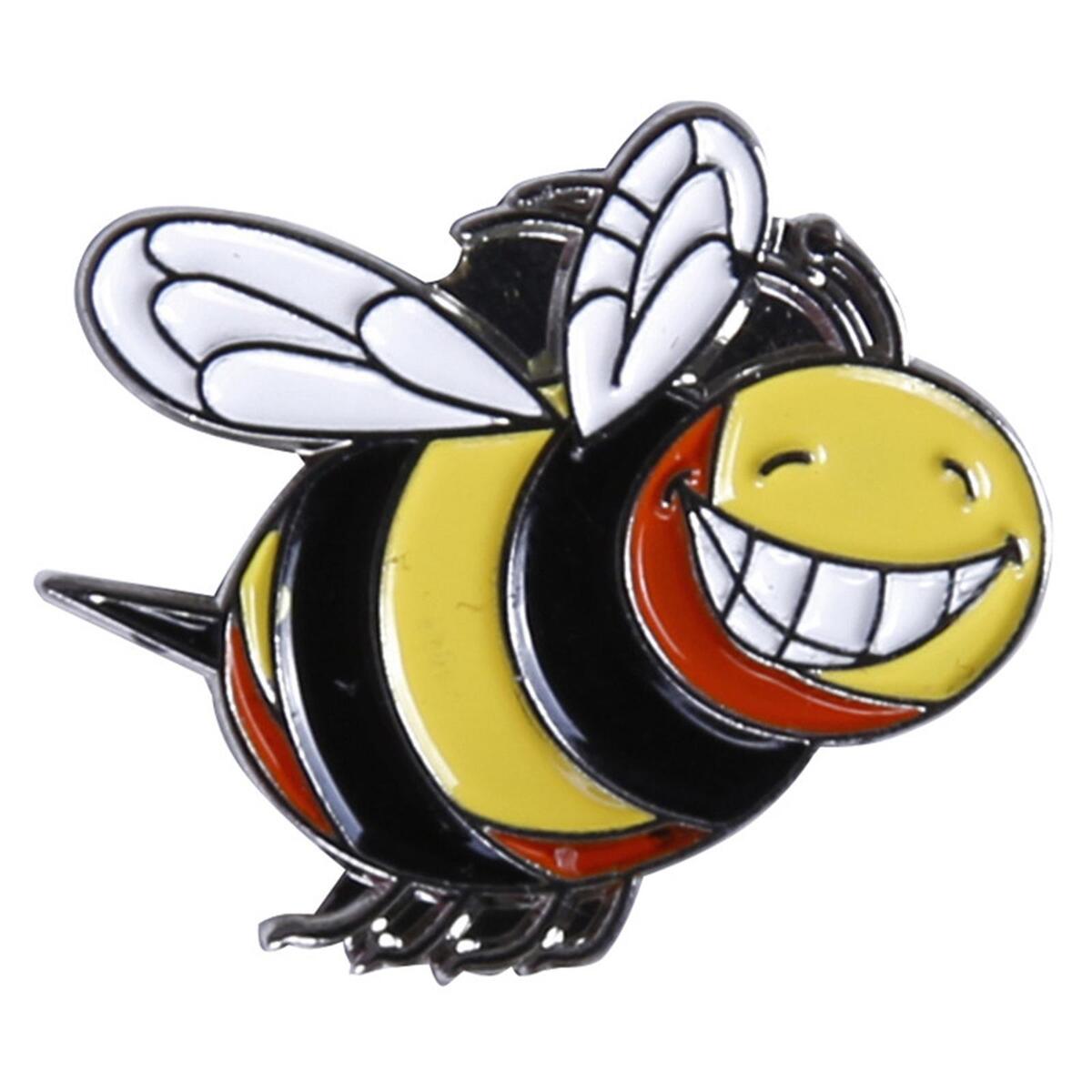 Funny Golf Ball Marker with Magnetic Hat Clip Metal Bee Shaped for Men Women